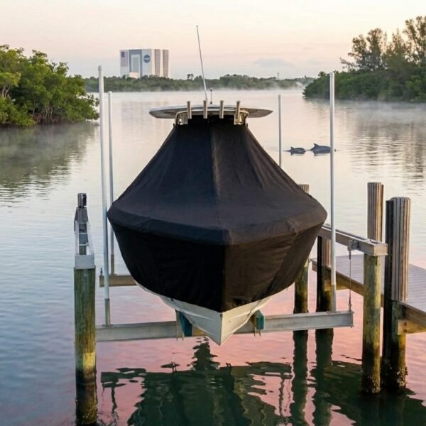 Everglades 243 T-Top Boat Cover & Canvas