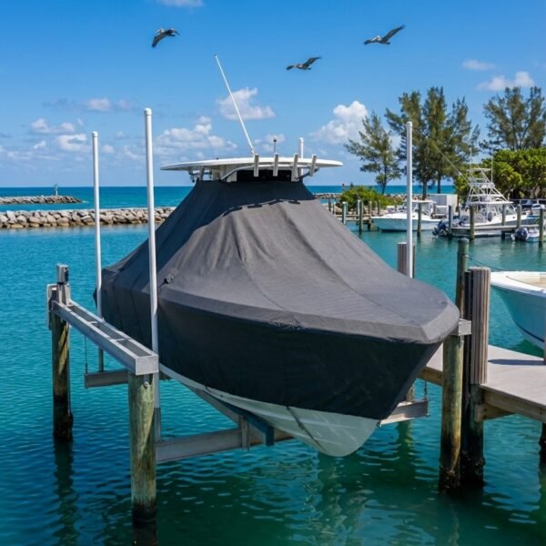 Everglades 250 T-Top Boat Cover & Canvas