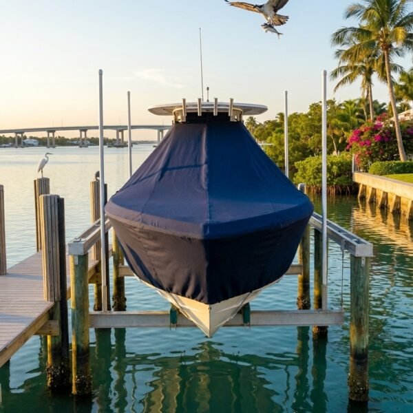 Everglades 253 T-Top Boat Cover & Canvas