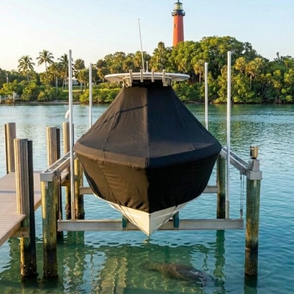 Everglades 255 T-Top Boat Cover & Canvas