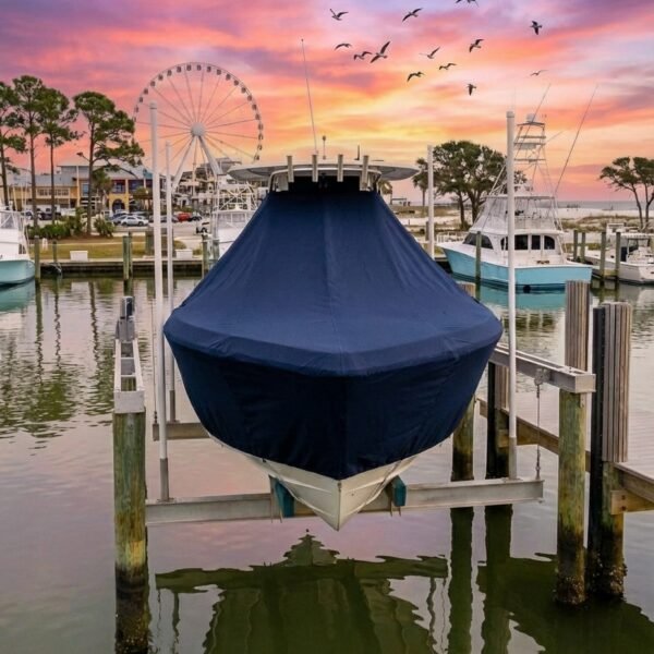 Everglades 290 T-Top Boat Cover & Canvas