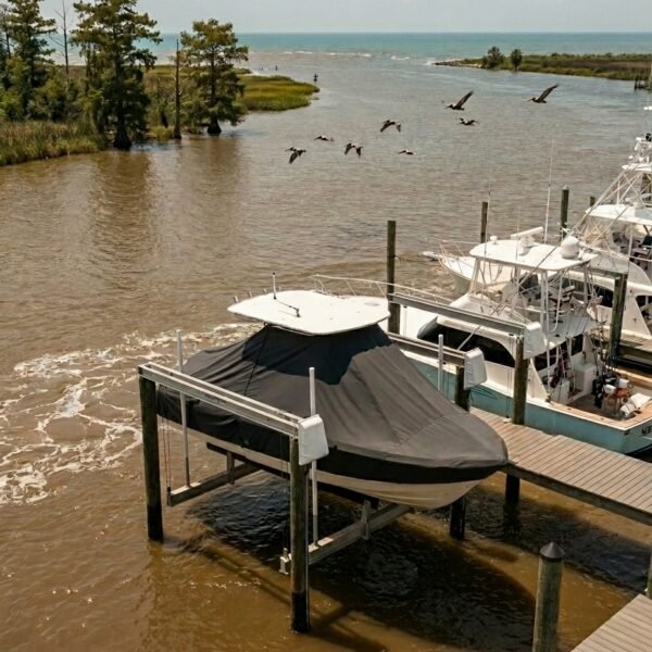Everglades 295 T-Top Boat Cover & Canvas