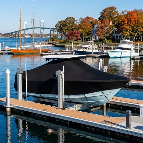Everglades 335 T-Top Boat Cover & Canvas