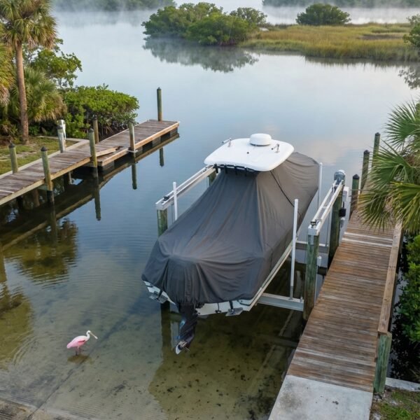 Grady White 191 Coastal Explorer T-Top Boat Cover & Canvas