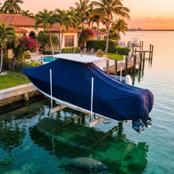 Grady White 225 Tournament T-Top Boat Cover & Canvas