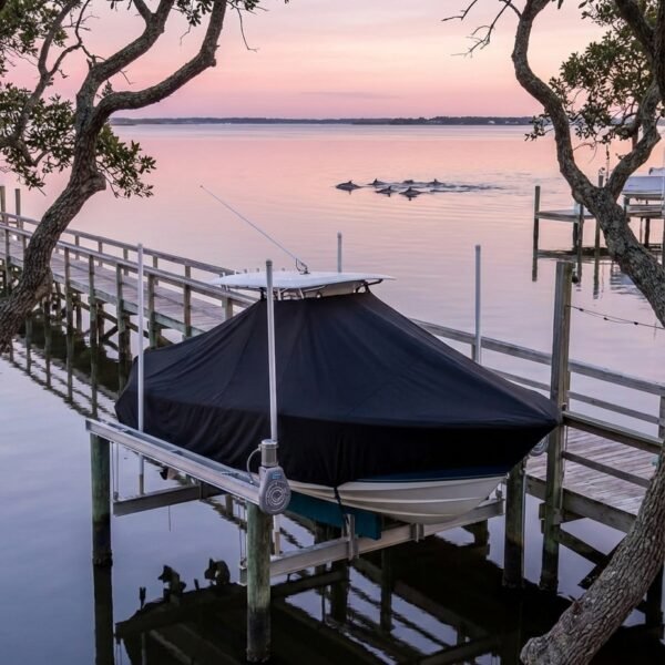 Grady White 228 Seafarer T-Top Boat Cover & Canvas