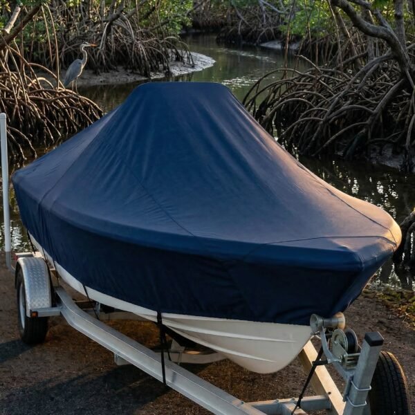 Key West 152 Sportsman Center Console Boat Cover & Canvas