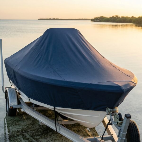 Key West 1720 Sportsman Center Console Boat Cover & Canvas