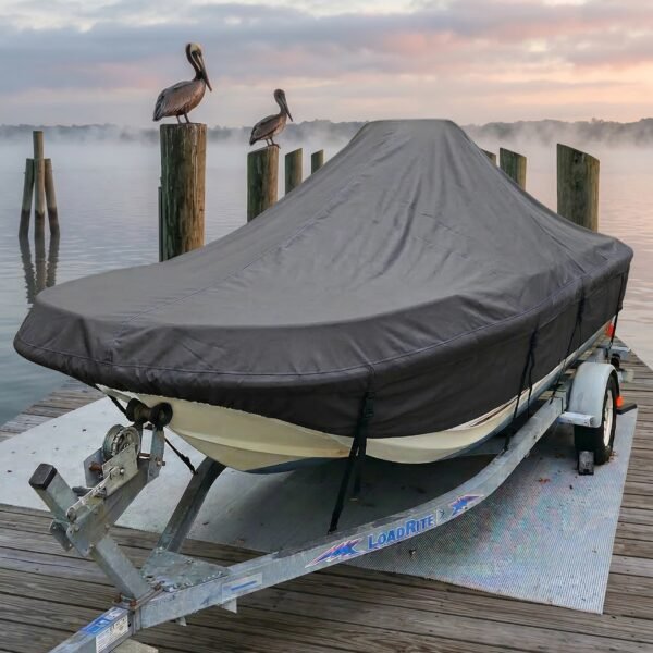 Key West 177 Skiff Center Console Boat Cover & Canvas