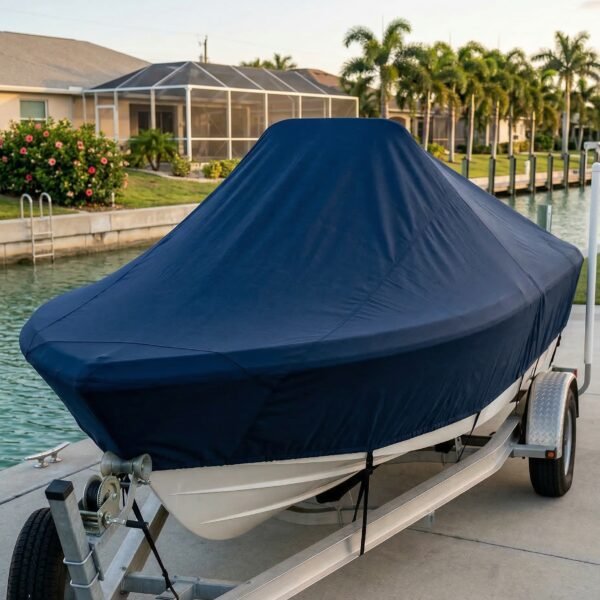Key West 179 FS Center Console Boat Cover & Canvas