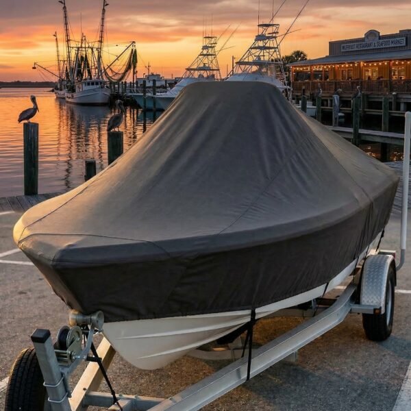 Key West 186 Sportsman Center Console Boat Cover & Canvas