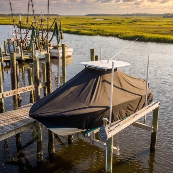 Key West 186 T Top Boat Cover & Canvas
