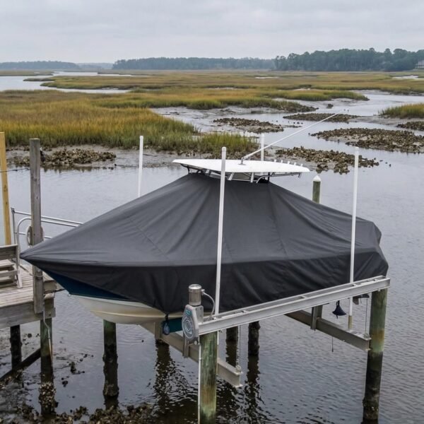 Key West 196 Bay Reef T Top Boat Cover & Canvas