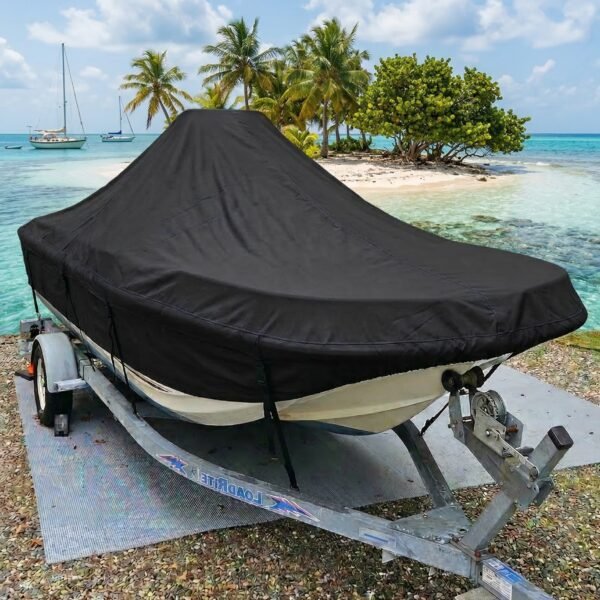 Key West 197 Skiff Center Console Boat Cover & Canvas