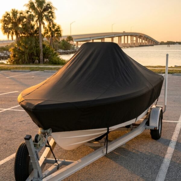 Key West 2020 Center Console Boat Cover & Canvas