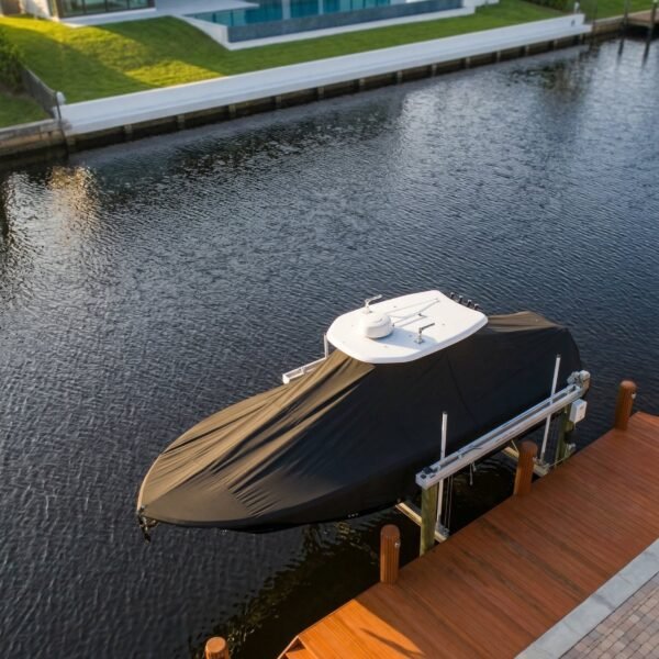 Key West 210 Bay Reef T Top Boat Cover & Canvas