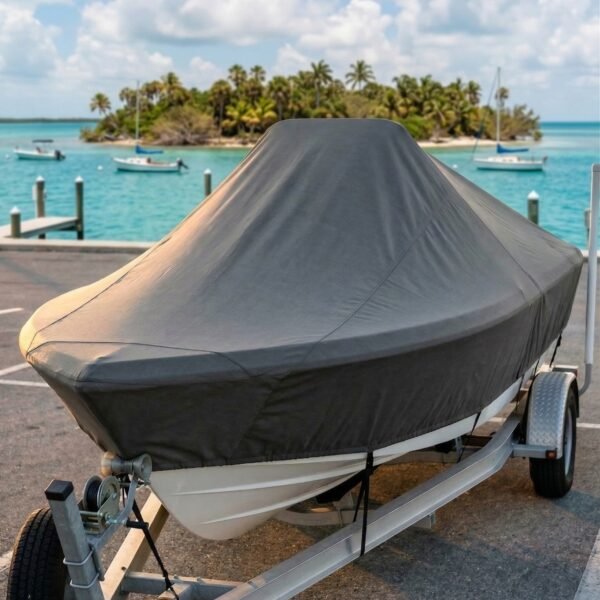 Key West 210 Center Console Boat Cover & Canvas