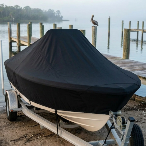 Key West 216 Bay Reef Center Console Boat Cover & Canvas