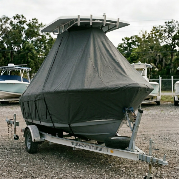 Sea Hunt 212 T-Top Boat Cover & Canvas