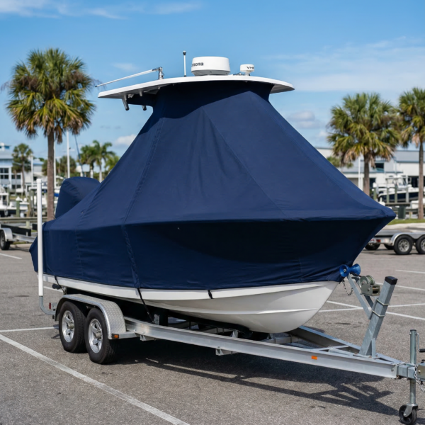 Sea Hunt 225 Triton T-Top Boat Cover & Canvas