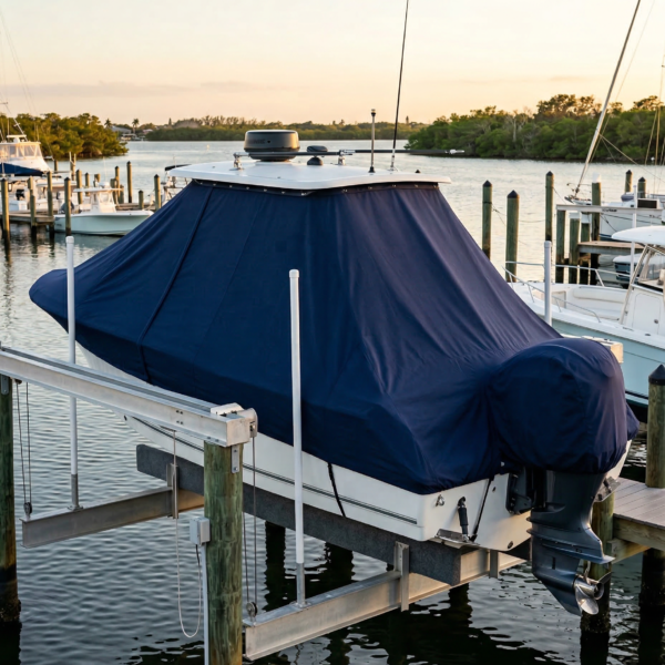 Sea Hunt 225 Ultra T-Top Boat Cover & Canvas