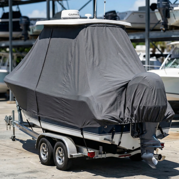 Sea Hunt 229 Ultra T-Top Boat Cover & Canvas