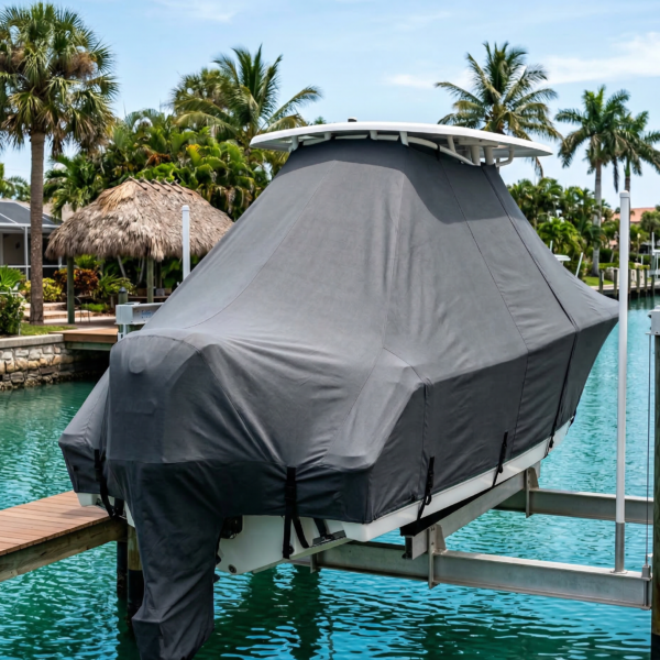 Sea Hunt 255 Ultra T-Top Boat Cover & Canvas