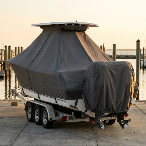 Sea Hunt 27 Gamefish T-Top Boat Cover & Canvas