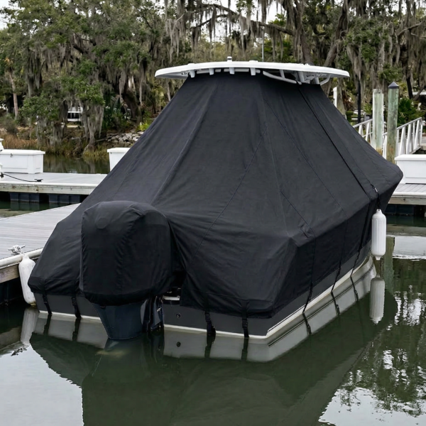 Sea Hunt 25 BXFS T-Top Boat Cover & Canvas