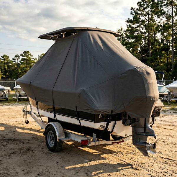 Sea Hunt 24 Edge T-Top Boat Cover & Canvas