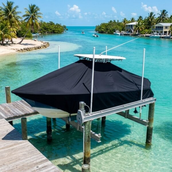 Sportsman 19 Island Reef T-Top Boat Cover & Canvas