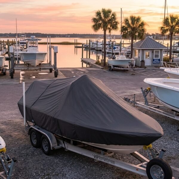 Sportsman 20 Island Bay Center Console Boat Cover & Canvas
