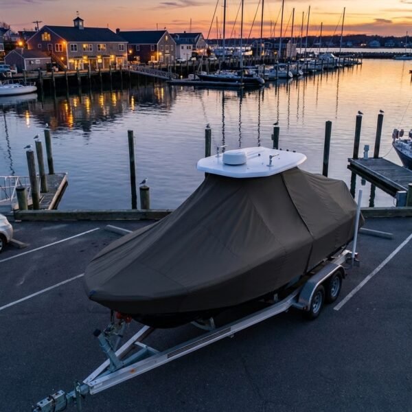 Sportsman 20 Island Bay T-Top Boat Cover & Canvas