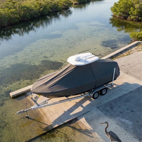 Sportsman 212 Open T-Top Boat Cover & Canvas