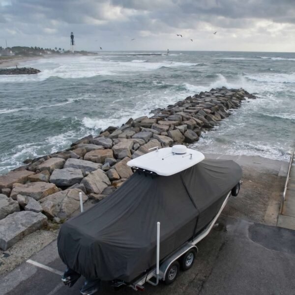 Sportsman 234 Tournament T-Top Boat Cover & Canvas