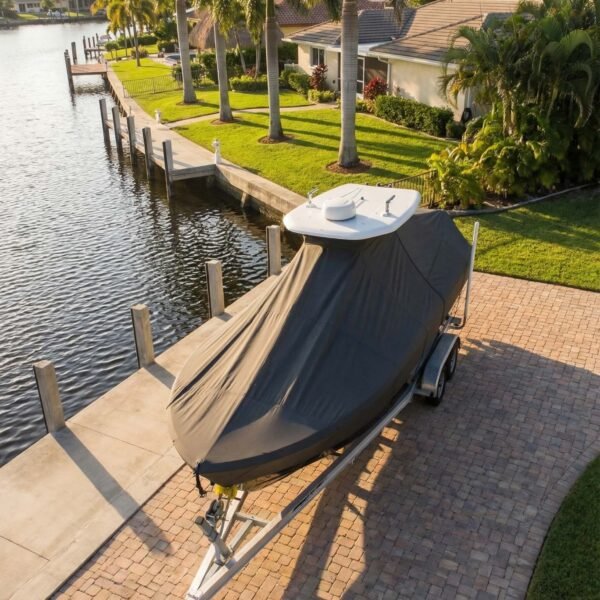 Sportsman 252 Open T-Top Boat Cover & Canvas
