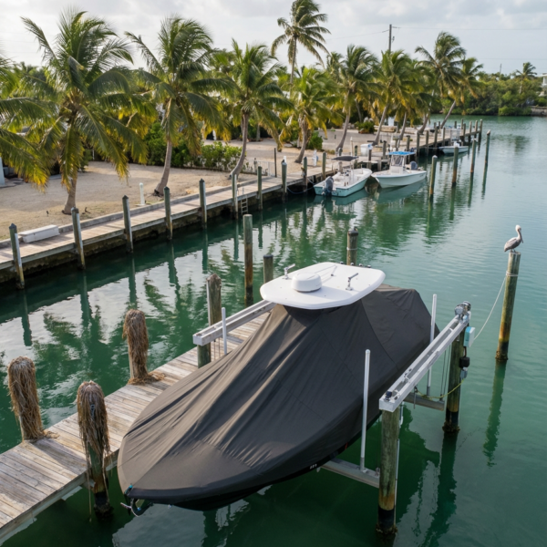 Aquasport 220 (CC) T-Top Boat Cover & Canvas