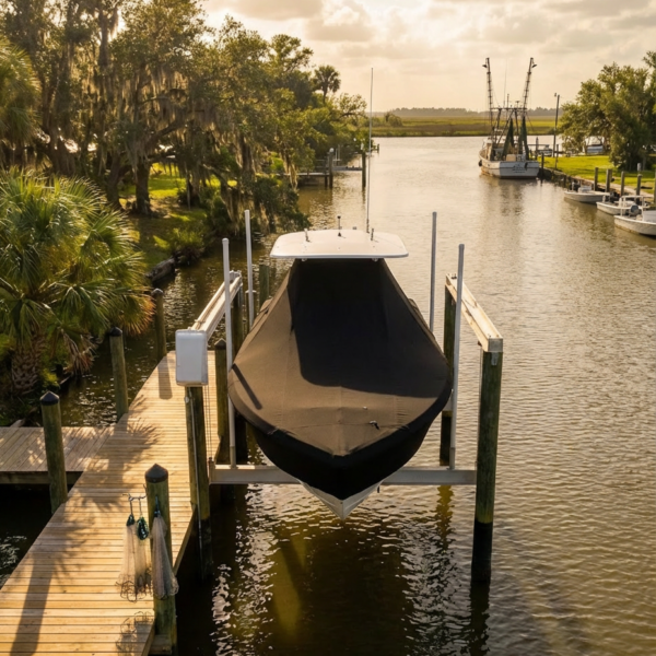 BlackJack 256 T-Top Boat Cover & Canvas