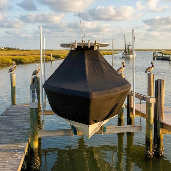 Bluewave 2200 Pure Bay T-Top Boat Cover & Canvas