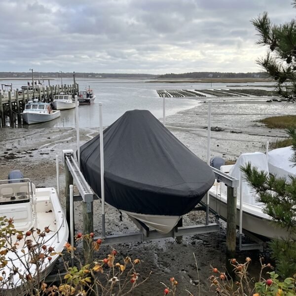 Boston Whaler 18 Dauntless center console boat cover