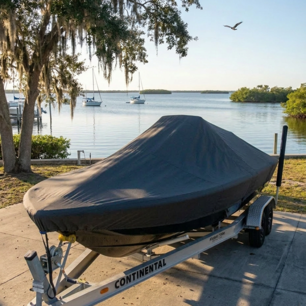 Boston Whaler 180 Ventura center console boat cover