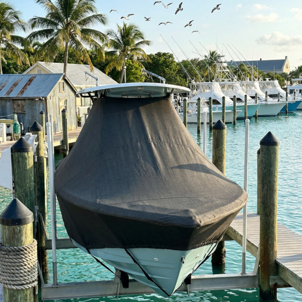 Boston Whaler 210 Outrage T-Top Boat Cover & Canvas