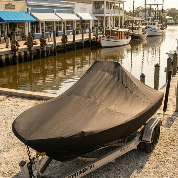 Boston Whaler 210 Ventura center console boat cover