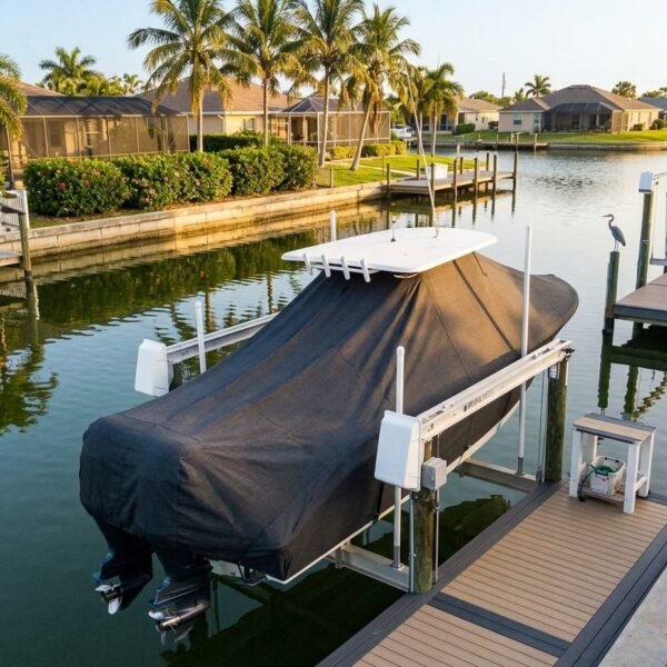 Boston Whaler 230 Dauntless T-Top Boat Cover & Canvas