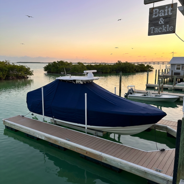 Boston Whaler 230 Outrage T-Top Boat Cover & Canvas