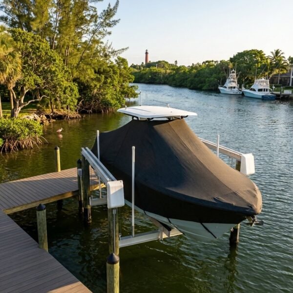 Boston Whaler 240 Vantage T-Top Boat Cover & Canvas