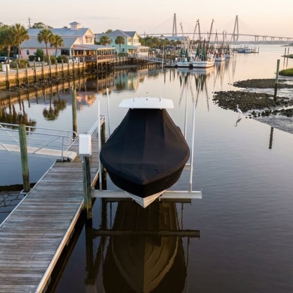 Boston Whaler 260 Outrage T-Top Boat Cover & Canvas