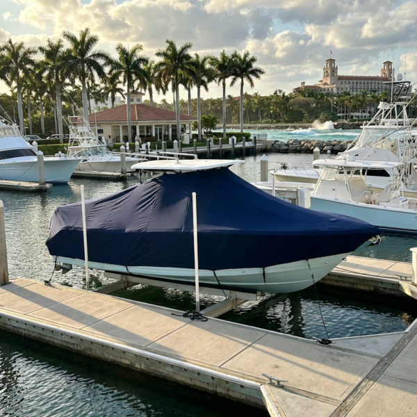 Boston Whaler 270 Outrage T-Top Boat Cover & Canvas