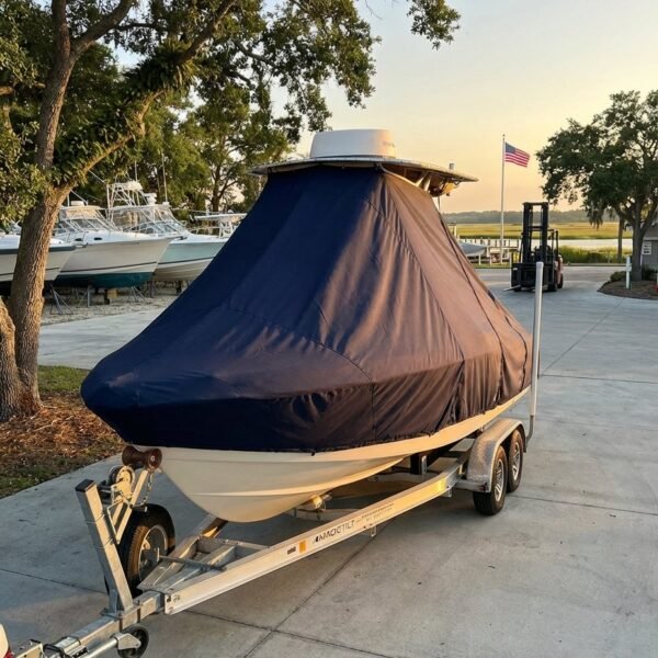 Boston Whaler 280 Dauntless T-Top Boat Cover & Canvas