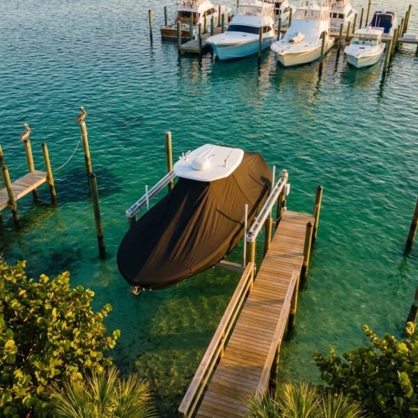 Caymas 281 HB T-Top Boat Cover & Canvas